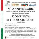 Locandina 76° anniversario Don P. Borghi